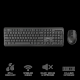 Kit tastatura si mouse Trust ODY, Wireless, negru Kit tastatura si mouse Trust ODY, Wireless, negru