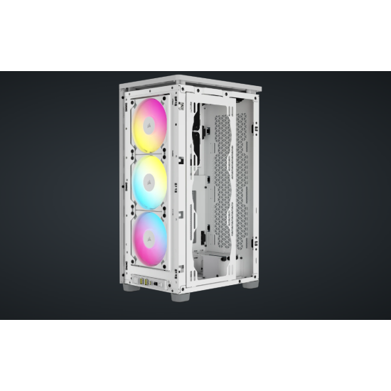 CR iCUE 2000D AIRFLOW RGB MINI-ITX WH