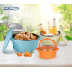 SET 3 CASEROLE TERMICE 2+4+6L,BELLY BLUE, ART OF DINING BY HEINNER SET 3 CASEROLE TERMICE 2+4+6L,BELLY BLUE, ART OF DINING BY HEINNER