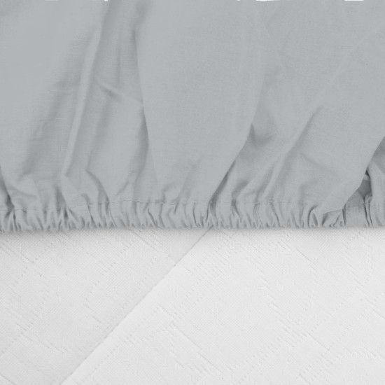 CEARCEAF PAT CU ELASTIC 160X200 CM GRI