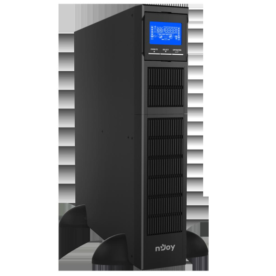 UPS nJoy Balder 1500, 1500VA/ 1500W, On-line, LCD Display, Montare Rack/Tower, 8 Prize IEC 13, Dubla conversie, Plaja larga de tensiuni acceptate, Eficienta impresionanta de pana la 96%, Frecventa: 40Hz ~ 70 Hz, Dimensiuni: 410 x 438 x 88 mm, Greutate: 15