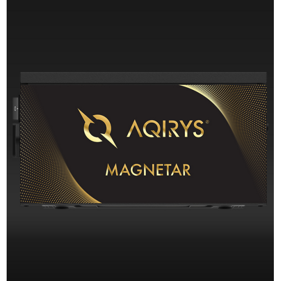 Sursa Aqirys Magnetar 1000W 80 Gold Plus   TECHNICAL DATA  Continuous power: 1000W Form factor: ATX ATX Version: ATX V2.52 (3.0 Ready) Efficiency: 80PLUS® Gold certified Intel® C6/C7: Yes PFC: Active Illumination: No Modular cables: Yes Cable type: Flat, 