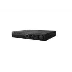 DVR TURBO HD 16 canale Hikvision IDS-7316HQHI-M4/S 16-ch IP camera inputs and 4 SATA interfaces, H.265 Pro+/H.265 Pro/H.265/H.264+/H.264 video compression, 1080p@15 fps encoding capability, HDTVI/AHD/CVI/CVBS/IP video inputs, POS triggered recording and P