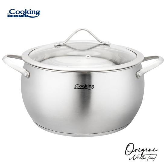 SEMIOALA INOX 24X13.5CM,6L, NICOLAI TAND SEMIOALA INOX 24X13.5CM,6L, NICOLAI TAND