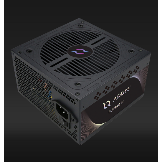 Sursa Aqirys Pulsar SI 550W 80 Plus White, ATX 12V 2.52, PFC activ, ventilator 120mm, 6 niveluri de protectie, cabluri plate fixe 2xPCIe