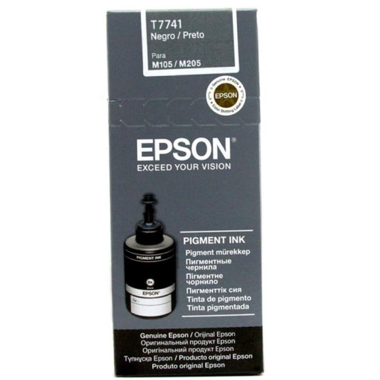 Cartus cerneala Epson T7741, capacitate 140ml / 10000 pagini, pentru echipamente CISS monocrom M100/M105/M200 Cartus cerneala Epson T7741, capacitate 140ml / 10000 pagini, pentru echipamente CISS monocrom M100/M105/M200