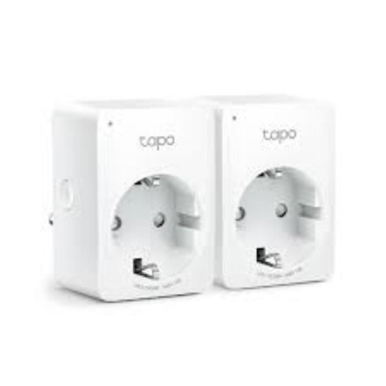 TP-Link MINI SMART WI-FI SOCKET TAPO P100 (2-PACK), Protocol: IEEE 802.11b/g/n, Bluetooth 4.2 (for onboarding only), 2.4 GHz, Android 4.4 or higher, iOS 9.0 or higher, AC 220-240 V~50/60 Hz 10 A, Maximum Load, 2300 W, 10 A.