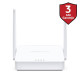 Router Wireless Mercusys N 300 Mbps, MW301R; Standarde Wireless: IEEE 802.11n, IEEE 802.11g, IEEE 802.11b, Frecventa: 2.4 - 2.4835GHz, Rata semnal: 11n: Up to 300Mbp, 11g: Up to 54Mbps, 11b: Up to 11Mbps, Interfata: 2 10/100Mbps LAN, 1 10/100Mbps WAN, Ant