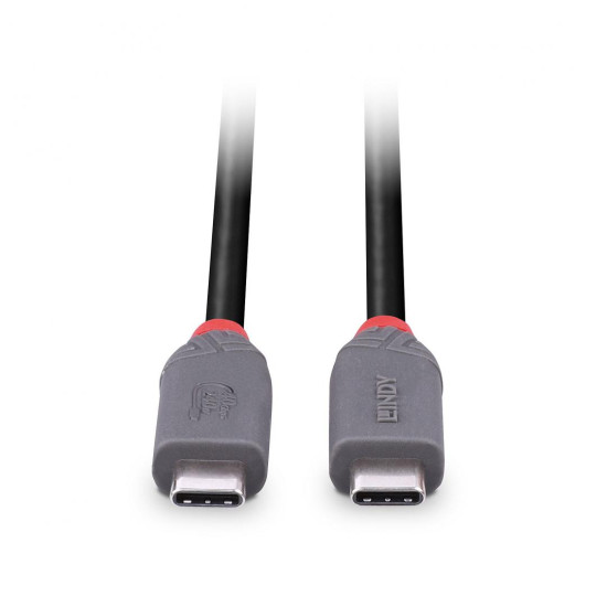 Cablu Lindy 0.8m USB4 Type C 40Gbps Anth Cablu Lindy 0.8m USB4 Type C 40Gbps Anth