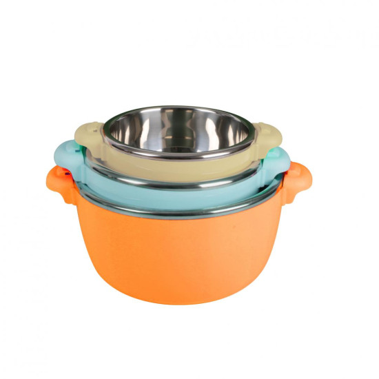 SET 3 CASEROLE TERMICE 2+4+6L,BELLY ORANGE, ART OF DINING BY HEINNER SET 3 CASEROLE TERMICE 2+4+6L,BELLY ORANGE, ART OF DINING BY HEINNER