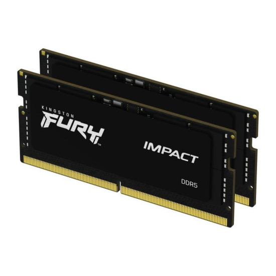 Memorie RAM Kingston Impact, SODIMM, DDR5, 16GB (2x8GB), CL38, 4800MHz