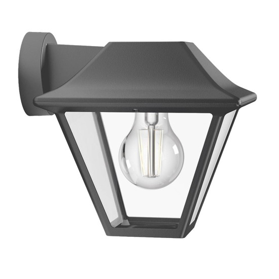 Aplica tip felinar pentru exterior Philips Alpenglow, 1xE27, max 60W, IP44, 200x174x179mm, Antracit Aplica tip felinar pentru exterior Philips Alpenglow, 1xE27, max 60W, IP44, 200x174x179mm, Antracit