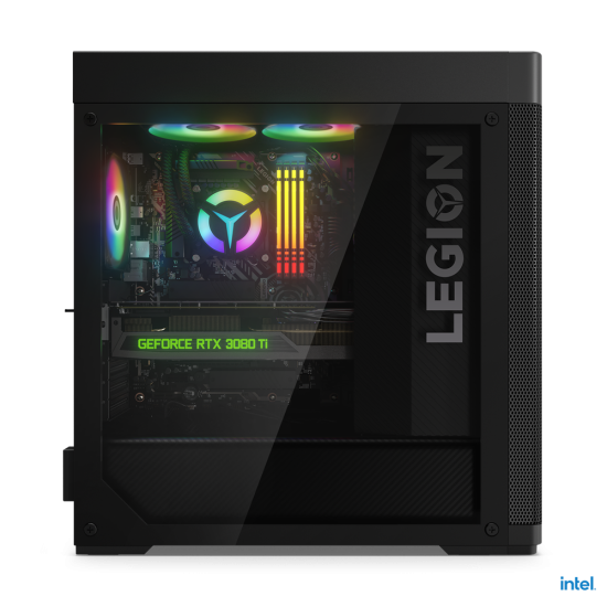 Lenovo Legion T7 34IAZ7 , Intel Core i9-12900KF, 16C (8P + 8E) / 24T, P-core 3.2 / 5.1GHz, E-core 2.4 / 3.9GHz, 30MB, video NVIDIA GeForce RTX 3080 Ti 12GB GDDR6X, RAM 4x 16GB UDIMM ARMOR DDR5-4800, Four DDR5 UDIMM slots, dual-channel capable, Up to 128GB