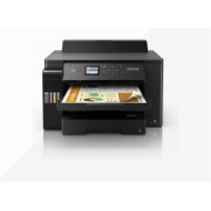 Imprimanta inkjet color CISS Epson L11160, dimensiune A3+, viteza max 32ppm alb-negru, 32ppm color, rezolutie printer 4800 x 1200 dpi, alimentare hartie 550 coli, imprimare fara margini, duplex, interfata: USB, Ethernet, WiFi, Wi-Fi Direct, consumabile: (