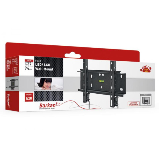 Suport TV de perete, Barkan E20.B, Fix, 26 Suport TV de perete, Barkan E20.B, Fix, 26