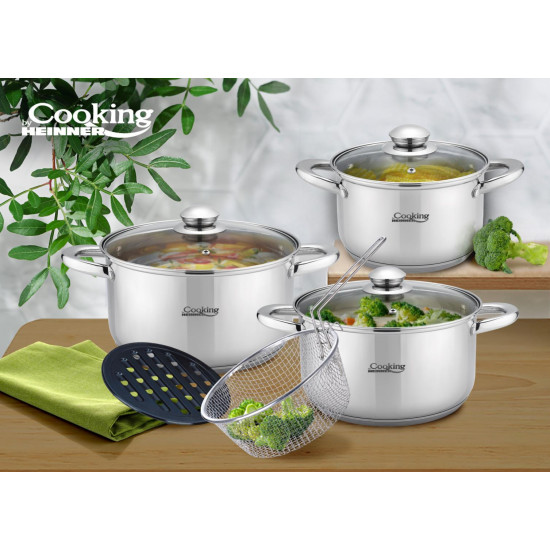 SET GATIT DIN INOX 8 PIESE, VICTORIA, COOKING BY HEINNER