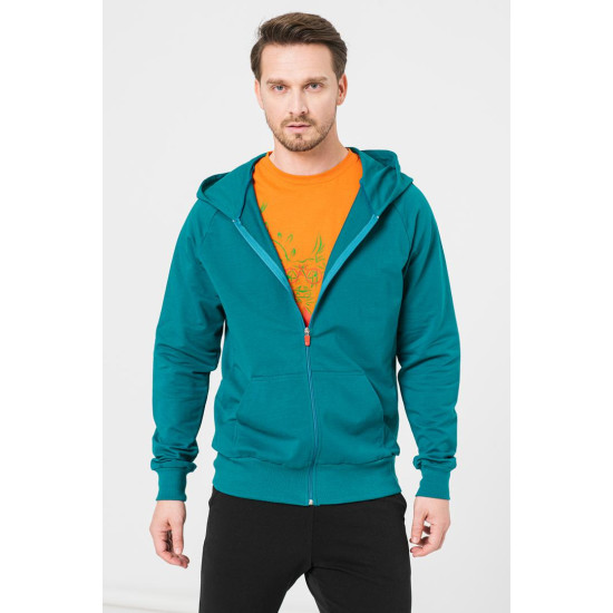 HANORAC COTON CASUAL BARBATI PETROL-L