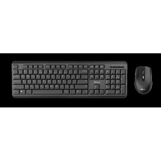 Kit tastatura si mouse Trust ODY, Wireless, negru Kit tastatura si mouse Trust ODY, Wireless, negru