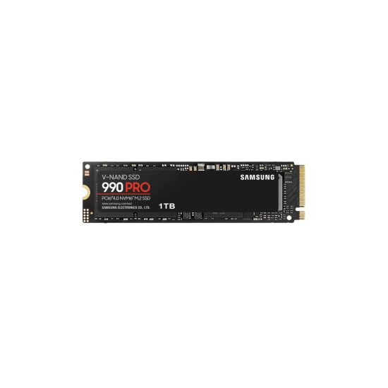 SSD Samsung, 990 PRO, retail, 1TB, NVMe M.2 2280 PCI-E, R/W speed:7450/6900 MB/s