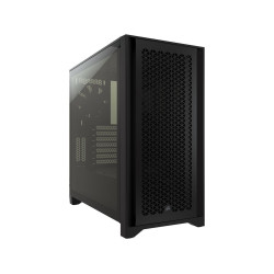 Carcasa Corsair 4000D AIRFLOW Tempered Glass Mid-Tower ATX, fara sursa, black