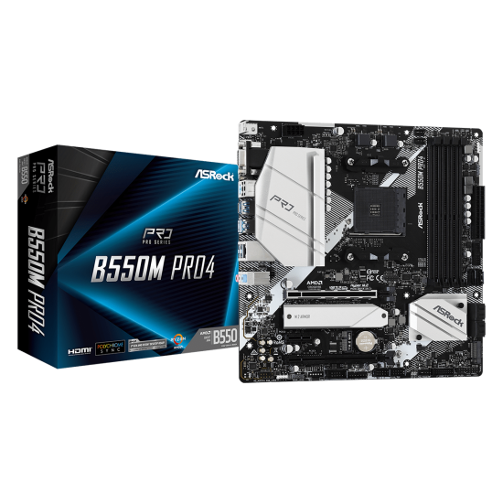 Placa de baza ASRock B550M PRO4, Socket AM4