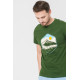 TRICOU CASUAL MOLDOVEANU BARBATI BOTTLE GREEN-XL