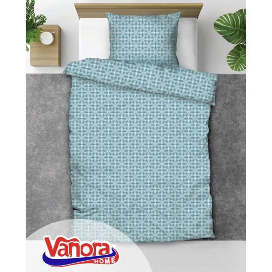 Set de pat single bumbac, 92 gsm, River