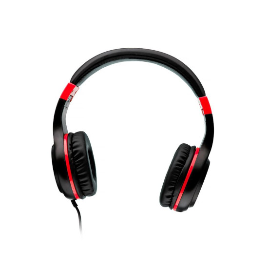 Casti cu micr. Spacer Pearl Red, cu fir, multimedia, 2x Jack 3.5mm, microfon pe fir, driver 40mm, 20Hz - 20000Hz, pliabile, 1.8m, negru si rosu Casti cu micr. Spacer Pearl Red, cu fir, multimedia, 2x Jack 3.5mm, microfon pe fir, driver 40mm, 20Hz - 20000Hz, pliabile, 1.8m, negru si rosu