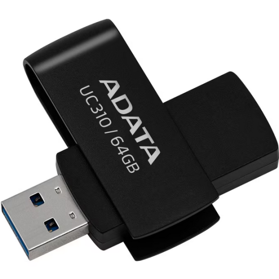USB 64GB ADATA-UC310-64G-RBK USB 64GB ADATA-UC310-64G-RBK