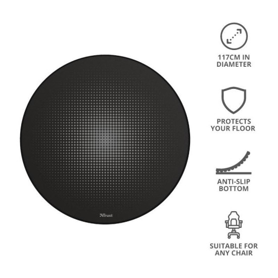 Accesoriu scaun gaming Trust Mika Round Floor Mat