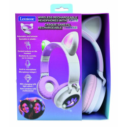 CASTI WIRELESS CU URECHI PISICA&LUMINI