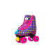 ROLE BLISS DOTS MAUVE, MASURA 37 EU, ROTI PU 58X32MM, RULMENTI ABEC 7, SASIU COMPOZIT PP, TRUCK ALUMINIU, CULOARE MOV