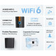TP-LINK WIFI 6 Router Gigabit, ARCHER AX80, Dual-Band, Standarde: IEEE 802.11ax/ac/n/a 5 GHz, IEEE 802.11ax/n/b/g 2.4 GHz, viteza wireless: 5 GHz: 4804Mbps, 2.4 GHz: 1148 Mbps, 4× Antene performante Dual-Band, interfata: 1× Port WAN/LAN de 2.5 Gigabit, 1×
