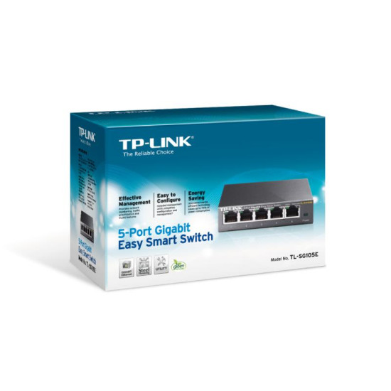 Switch TP-Link TL-SG105E, 5 port, 10/100/1000 Mbps