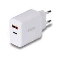 Incarcator Lindy USB Type-A & C 30W