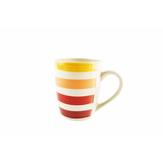 set 3 x CANA CERAMICA 354 ML, LARA D8.5*H10.5cm, PORTOCALIU set 3 x CANA CERAMICA 354 ML, LARA D8.5*H10.5cm, PORTOCALIU