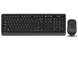 Kit Tastatura si Mouse A4Tech FG1010, wireless, Grey