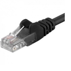 Patchcord UTP RJ45-RJ45 Cat.6 0.25m negru,UTP-6-0.25-BK, pachcord din cupru