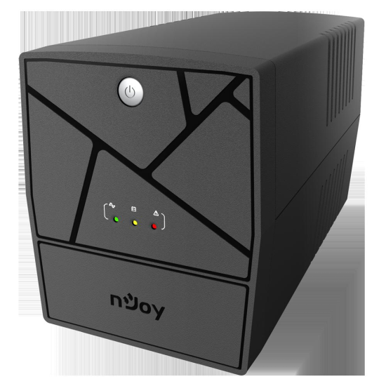 UPS NJOY Keen 1000, 1000 VA/600W, Line-interactive, 4 Prize Schuko cu Protectie, Repornire Automata, Reglaj Automat al Tensiunii