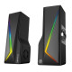 Boxe gaming 2.0 Blys RGB, functie Dual Mode Bluetooth , putere: 3W x 2, impedanță: 4Ω, frecvență: 200Hz - 16KHz, sensibilitate: 650mv±50mv, alimentare: DC5V / 1A, S/N:≥85dB, dimensiunea driverului: 2 inch x 2, Conexiune: 3.5mm jack TRS, RGB : 6 moduri de Boxe gaming 2.0 Blys RGB, functie Dual Mode Bluetooth , putere: 3W x 2, impedanță: 4Ω, frecvență: 200Hz - 16KHz, sensibilitate: 650mv±50mv, alimentare: DC5V / 1A, S/N:≥85dB, dimensiunea driverului: 2 inch x 2, Conexiune: 3.5mm jack TRS, RGB : 6 moduri de