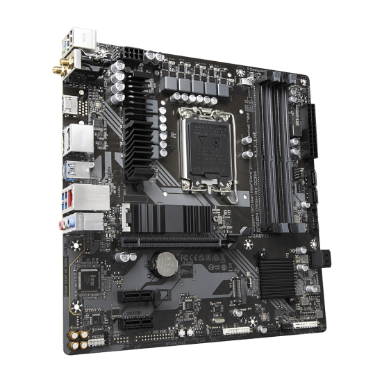 Placa de baza Gigabyte B760M DS3H AX DDR4 LGA1700, 4x DDR4 5333MHz, 1x HDMI, 2x DisplayPort, 1x PCIe x16, 2x PCIe x1, 2x M.2, 4x SATA 6Gb/s, LAN 2.5Gbps, WIFI 6E, mATX Placa de baza Gigabyte B760M DS3H AX DDR4 LGA1700, 4x DDR4 5333MHz, 1x HDMI, 2x DisplayPort, 1x PCIe x16, 2x PCIe x1, 2x M.2, 4x SATA 6Gb/s, LAN 2.5Gbps, WIFI 6E, mATX
