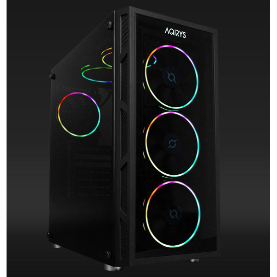 Carcasa Aqirys Antares Midi Tower Black  RGB