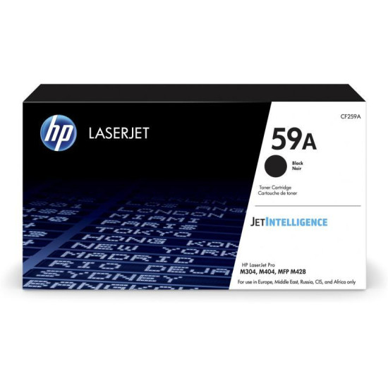 Toner HP 59X High Yield, black, 3k pagini, HP LaserJet Pro M304a, HP LaserJet Pro M404dn, HP LaserJet Pro M404dw, HP LaserJet Pro M404n, HP LaserJet Pro MFP M428dw, HP LaserJet Pro MFP M428fdn, HP LaserJet Pro MFP M428fdw.