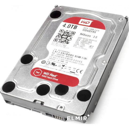 HDD WD RED, 4TB, 5400RPM, SATA III