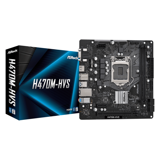 Placa de baza ASRock H470M-HVS, Socket 1200