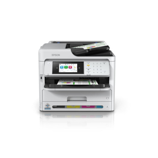 Multifunctional inkjet color Epson WorkForce Pro WF-C5890DWF, dimensiune A4 (Printare, copier, Fax ),duplex, viteza 34ppm alb-negru si color, rezolutie 4.800 x 1.200 dpi, alimentare hartie 250 coli + 50 ADF, Scanner: 24 ipm,rezolutie 1200 x 2400dpi, scan 