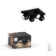 Spot LED Cvadruplu Philips Hue Buckram, Bluetooth, 4xGU10, 4x5W, 1400 lm, lumina alba (2200-6500K), IP20, 24x24x10.3cm, Metal, Negru, Intrerupator cu variator inclus Spot LED Cvadruplu Philips Hue Buckram, Bluetooth, 4xGU10, 4x5W, 1400 lm, lumina alba (2200-6500K), IP20, 24x24x10.3cm, Metal, Negru, Intrerupator cu variator inclus
