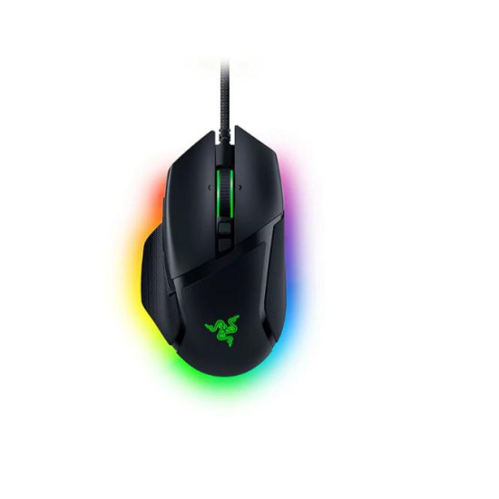 Mouse Razer cu fir Razer Basilisk V3 RGB, butoane programabile 10+1, Razer™ HyperScroll Tilt Wheel, 11 zone de iluminare Chroma RGB, negru
