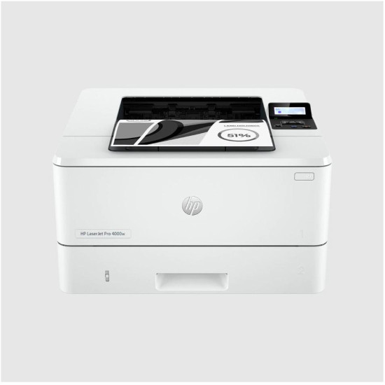 Imprimanta Laser Mono HP LaserJet PRO 4002DWE; A4, duplex, viteza printare 40ppm Rezolutie printare:1200x1200dpi, memorie 256MB, max, procesor 1.2 GHz, fpo 6.1 sec, limbaje HP PCL 6, HP PCL 5e, HP postscript level 3 emulation, PDF, URF, PWG Raster , alime