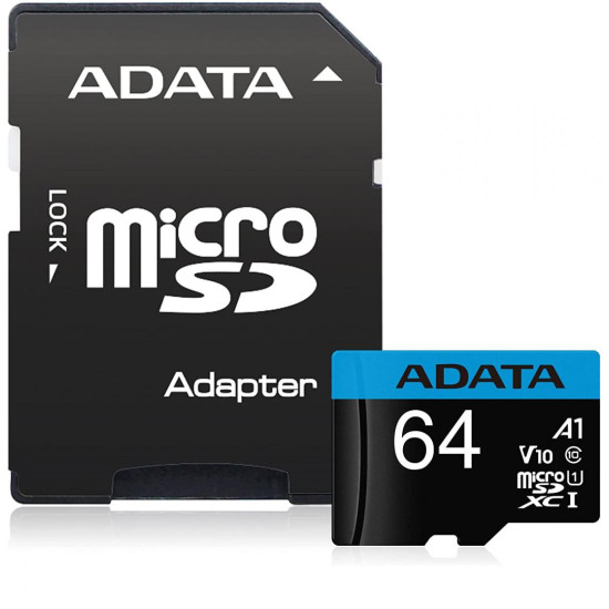 Card de memorie Premier MicroSDXC/SDHC, 64GB, Class 10, cu adaptor Card de memorie Premier MicroSDXC/SDHC, 64GB, Class 10, cu adaptor